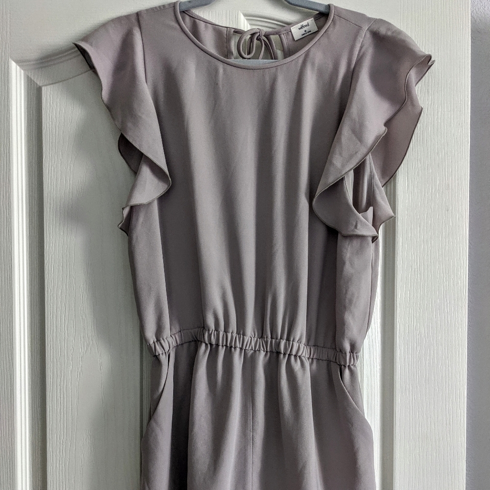 Wilfred Grey Purple Romper